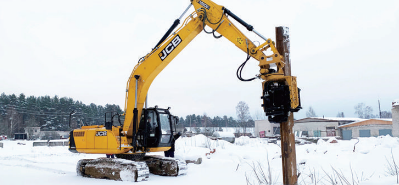 Side Grip Piling Hammer C Series with Customizable Vice Arm and Hydraulic Clamp